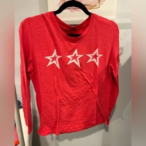 Red detail T-shirt